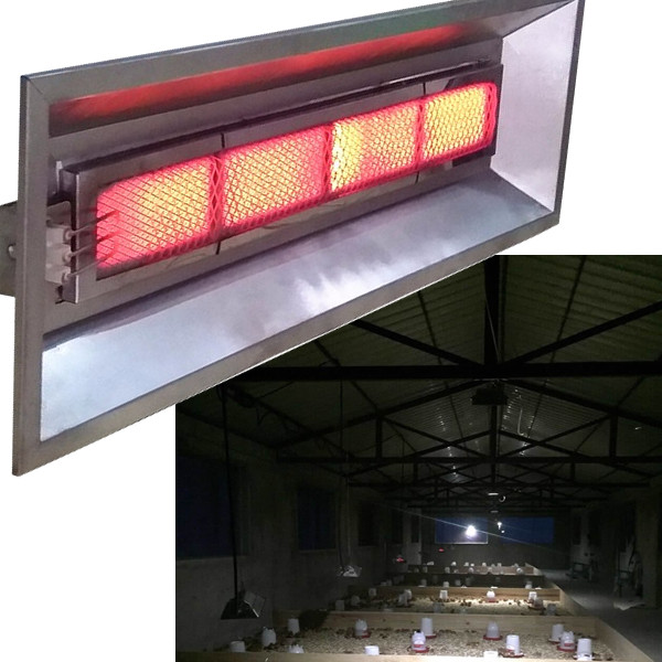 Biogas Chicken House Infrared Brooder Heater Chick Broiler Heating Systems