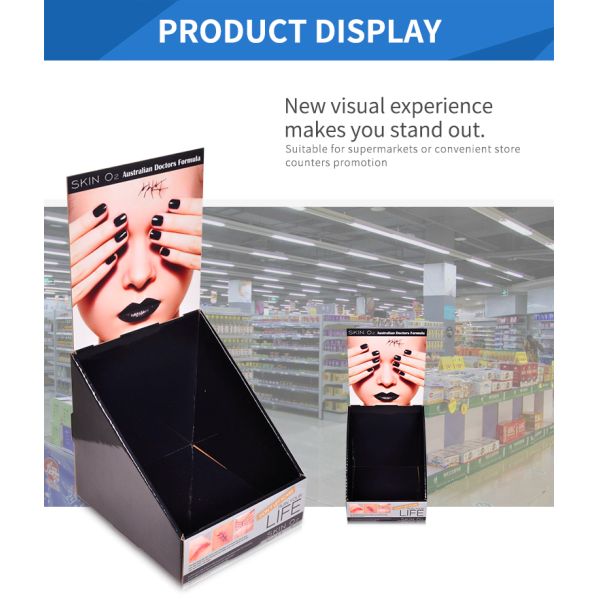 Chain Store PDQ Counter Display Easy Assembly Hot Selling