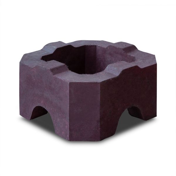 Magnesia Cr-Zr Corundum Checker Brick 1700 Degree Chequer Brick