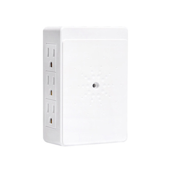 Wall Power Socket And Wall Tap One Input 3 Outlet UL cUL passed