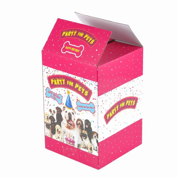 Customized Folding Corrugated Cardboard Box Industrial Shoes Clothing Varnishing