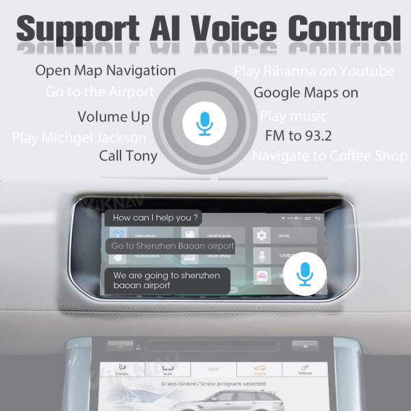 Range Rover Sport L494 Wireless Carplay Android Head Unit And AC Control Screen