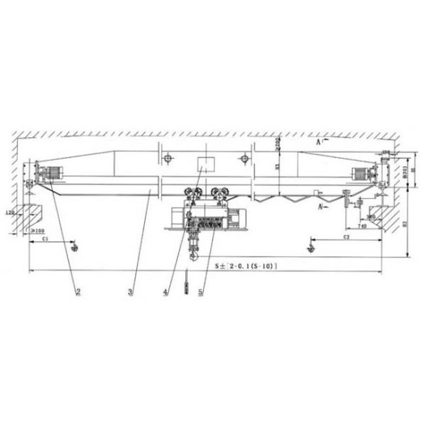 IP55 Single Beam Bridge Crane