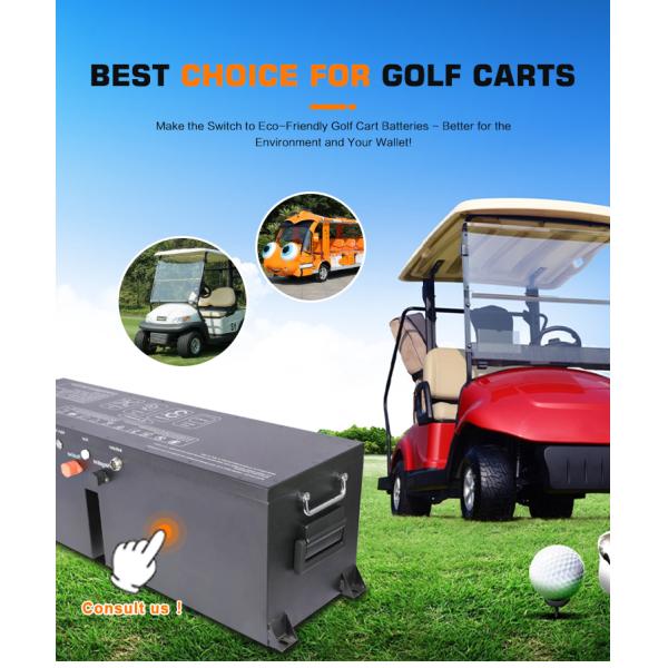 Golf Cart Lithium LiFePO4 Battery 48V 150AH More than 3000 Times