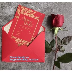 Professional Custom Greeting Kraft Packaging Paper Envelope With High Quality