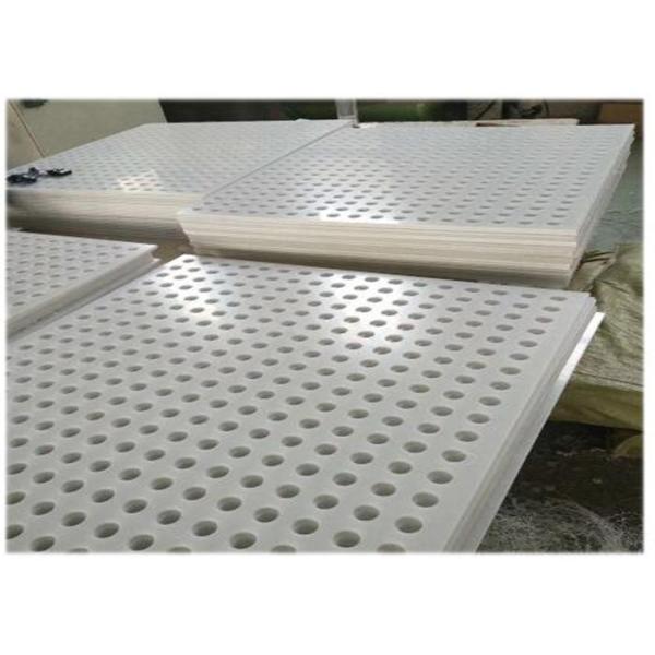White 12mm 2440mm Width Perforated Polythene Sheet