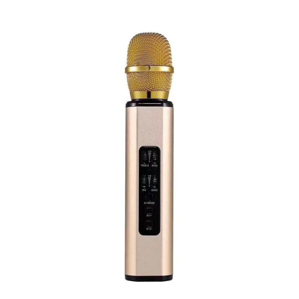 Bluetooth Multifunction Karaoke Microphone Speaker with Rechargeable Battery