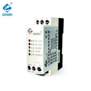 Quality Din Rail 4 Wire Three Phase Voltage Monitoring Relay Over Under Voltage Protection for sale