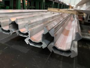 China 14 Feet Long Feed Beam Aluminum Extruded Profiles T6 Heat Treatment on sale