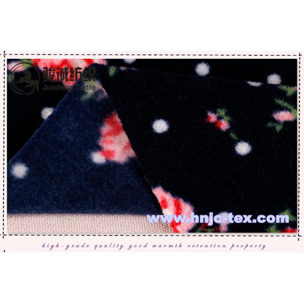Hot sell pringting smooth polar fleece fabric for pajamas fabric and apparel