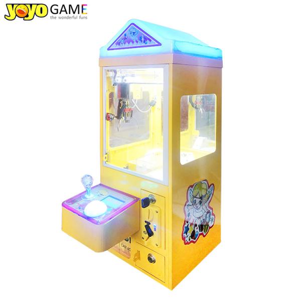 Small Claw Crane Machine Coin Operated Games Mini Plush Toy Vending Machine With Bill Acceptor