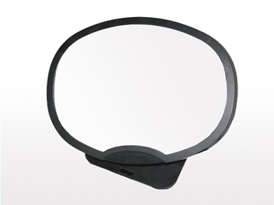 Oval large size shatterproof 25.8*18.5cm Back view mirror for baby safety convex mirror