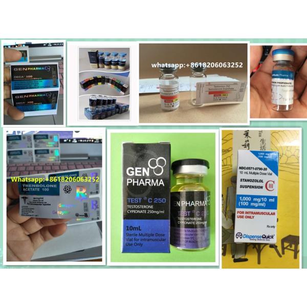 Anti - Counterfeit Custom Vial Labels Waterproof For Anabol Capsules