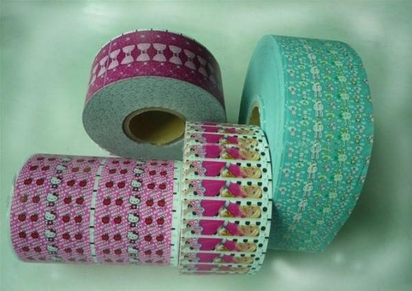 Buy Pink Colorful Pvc Shrink Sleeve Labels Laminated Glossy Finish / Printing Shrinkable Sleeves at wholesale prices