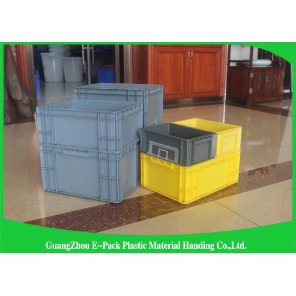 Heavy Duty Plastic Euro Stacking Containers Food Grade For Fruit And Vegetable