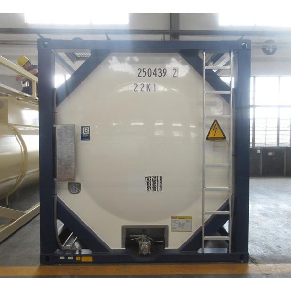 IMDG T4 Standard Steel Material 20ft ISO Fuel Tank Container 26000L Capacity for Safe Diesel and Gasoline Transport