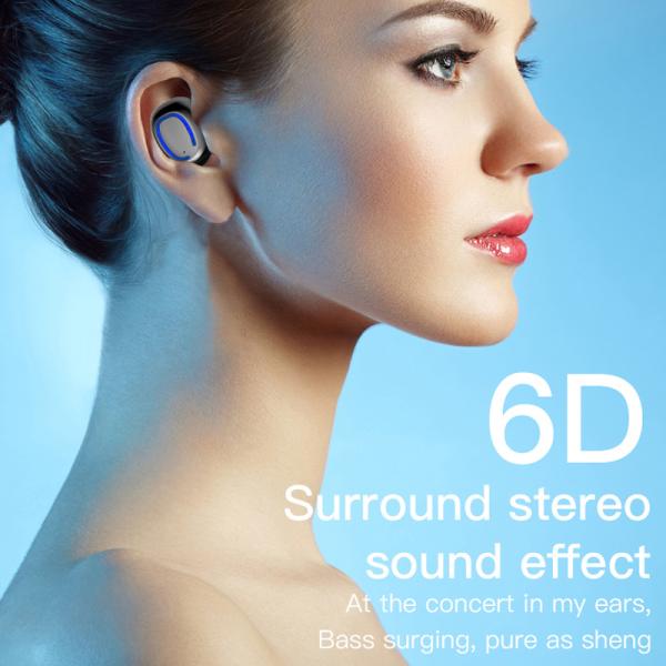Tws Bluetooth 5.0 Wireless Earsets Noise Reduction Earbuds Automatic Pairing Earphones