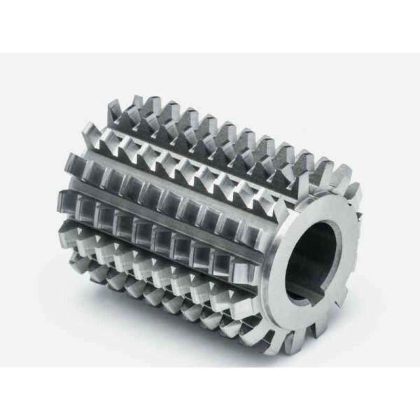 Round High Speed Steel Cutting Tools Silver Powder Metallurgy Gear Hob