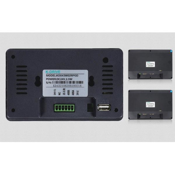 Plastic 480×272 HMI Display Touch Screen , Industrial Small HMI Panel