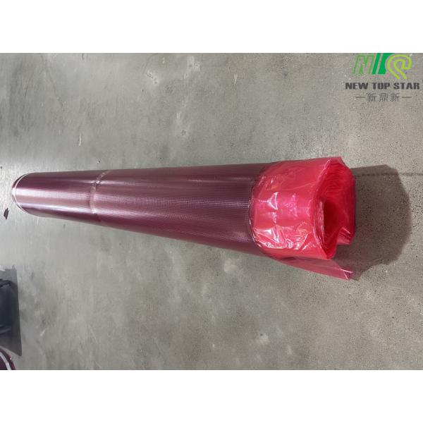 Shield Padding Laminate Foam Underlay , Red Rubber Carpet Underlay For Floating Flooring