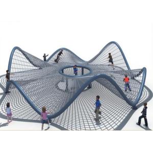 Large Playground Climbing Net Frame 6 Strand Steel Rope Spider Web Kid Play Site