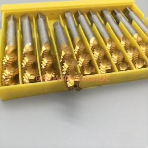 China Gold High Speed Steel Tap HSS Spiral Flute Tap Through Blind Hole Tap Machine Tap on sale