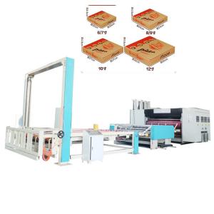 Quality Hydraulic Powered Pizza Box Making Machine Cardboard Die Cutting Machine Multicolor for sale