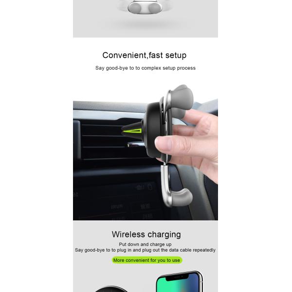9V /1.2A 5V / 1A Wireless Mobile Charger / Car Charger All Phones CE FCC