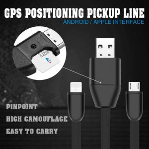 China New 3-In-1 USB Data Cable Android/iPhone+Hidden Spy GSM Remote Audio Listening Bug+GPS Tracking Position GSM Locator on sale
