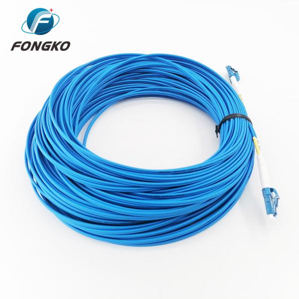 3m LC/UPC-LC/UPC Duplex Blue Fiber Optic Armored Patch Cord With Lszh Jacket