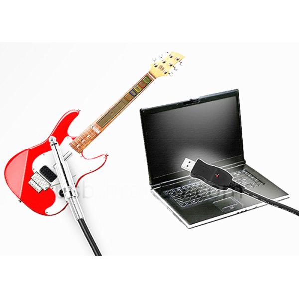 Guitar Bass Cable / USB Link Cable Plug And Play No Driver Installation Required