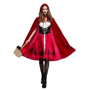 Quality Little Red Riding Hood Party Costumes For Adults Women Cosplay Halloween Costume for sale