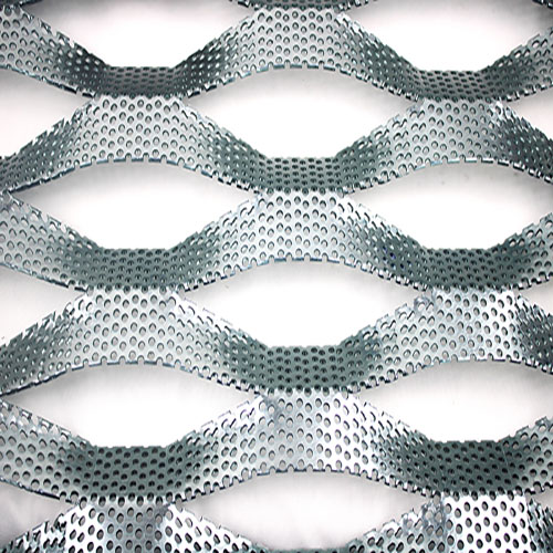 Perforated Aluminum Expanded Metal Screen for Decoration: allows air, sound, light and heat to pass through.