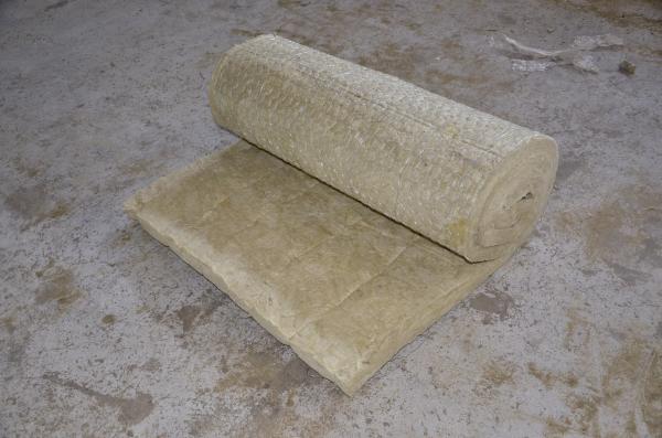 Buy Rolled Rockwool Insulation Blanket Light Weight Building Material 25mm - 150mm Thick at wholesale prices