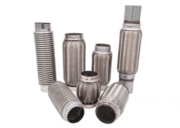Buy Metal Ss201 Ss409 Wire Braided Hose 45mmx152mmx 252mm Stainless Steel Exhaust Parts at wholesale prices