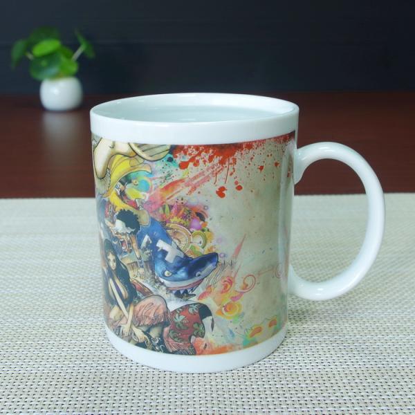 LUFFY milk tea drinking color changing magic coffee mug AB/ABC