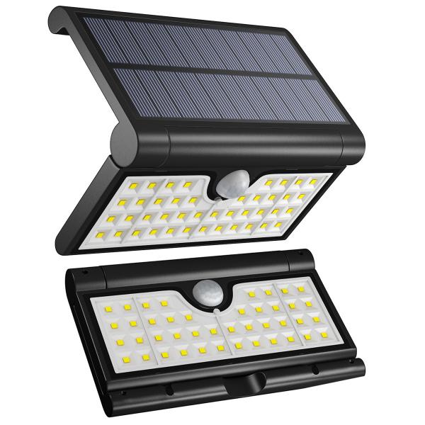 Lumen Outdoor Security Solar Light With 2W 42 LED Motion Sensor