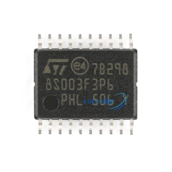 Buy STM8S003F3P6TR Ultra Low Power 8 Bit Microcontroller 16MHz 8kb FL 128EE at wholesale prices