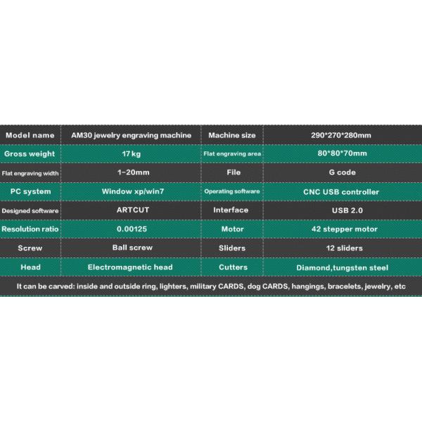 Easy operating AM30 ring engraving machine jewelry for sale