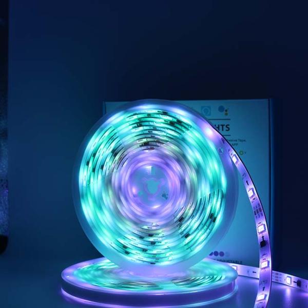 Wifi SMD5050 1.5A Dreamcolor LED Strip Lights 30LEDs/M