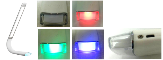 Eye Caring Table Dimmable LED Reading Lamp Full Color Changing Flexible Gooseneck