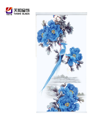 Fashion Printed Shutter Custom Curtain 3D Printed Roller Blinds Shutters