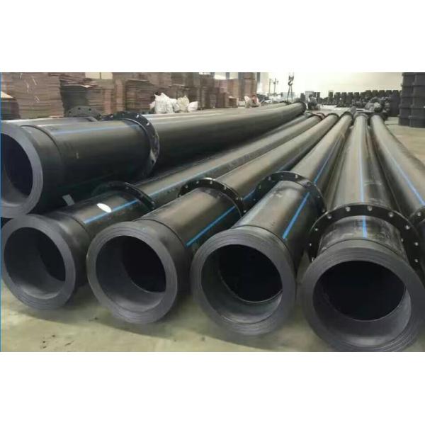 traditional connection style hdpe dredge pipe with stub ends