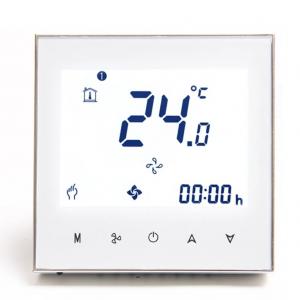 China RoHS Wifi Fan Coil Thermostat Fireproof WiFi Smart Thermostat on sale