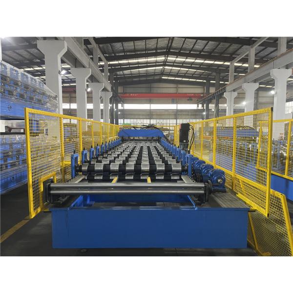 Gear Box Tile Roll Forming Machine With 6 - 8m / Min High Speed 0.6mm 7.5KW