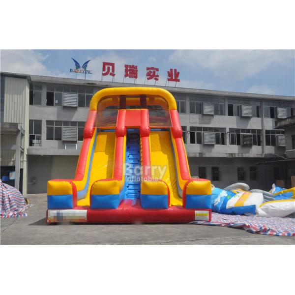 ALI Commercial Inflatable Slide , double lane event inflatable dry slide for kids party