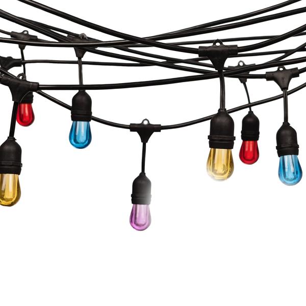 Christmas Copper Multi Color LED RGB Xmas Rubber String Fairy Light