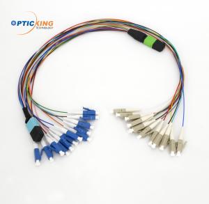 Quality High Precision RoHS compliant MPO MTP Connector with Hydra Cables for sale