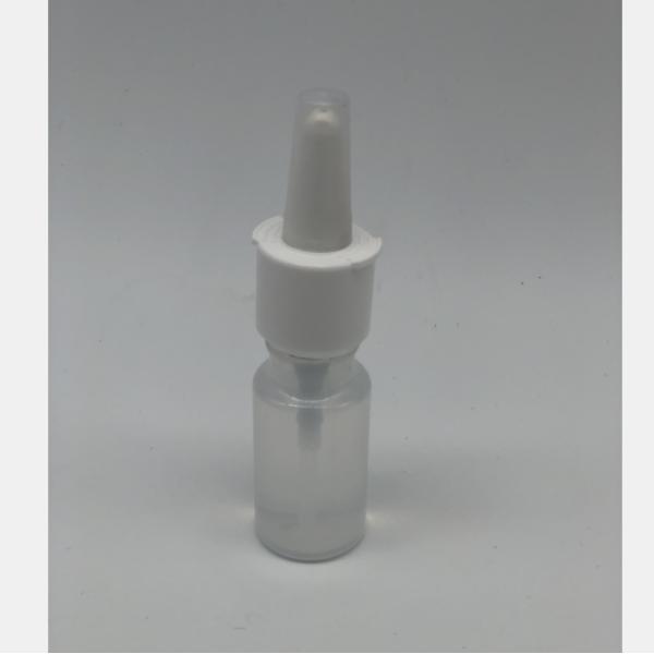 20ml PP Round Cylinder Empty Nose Spray Bottles For Pump And Throat Spray