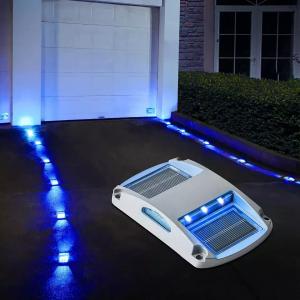 Quality Aluminum Durable LED Deck Lights Solar Powered Marine For Driveway / Dock / Roadside for sale